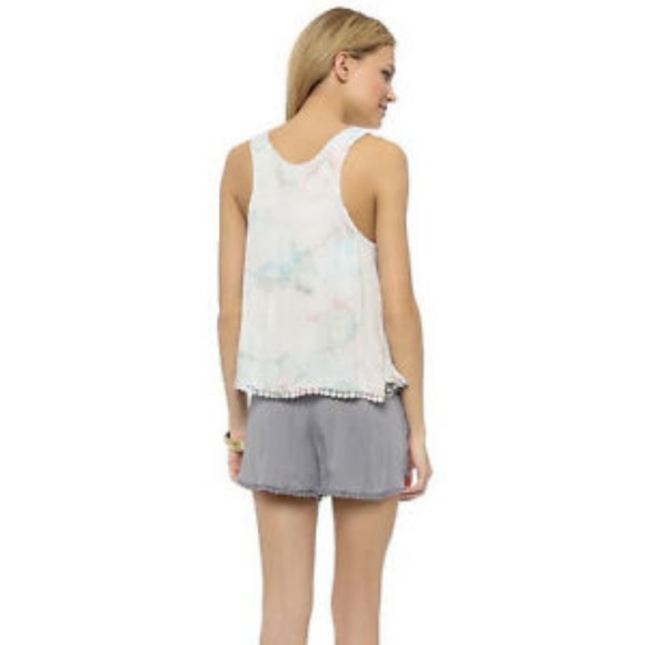 Young Fabulous &  Broke Tie Dye Tank S Blouse - Picture 4 of 5